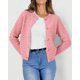 thumbnail image 3 of Suéter PRETTYGARDEN Cardigan de Punto para Mujer Rosa Talle S, 3 of 6