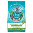 thumbnail image 1 of Purina ONE +Plus Indoor Advantage Turkey, Dry Cat Food 3kg, 1 of 9