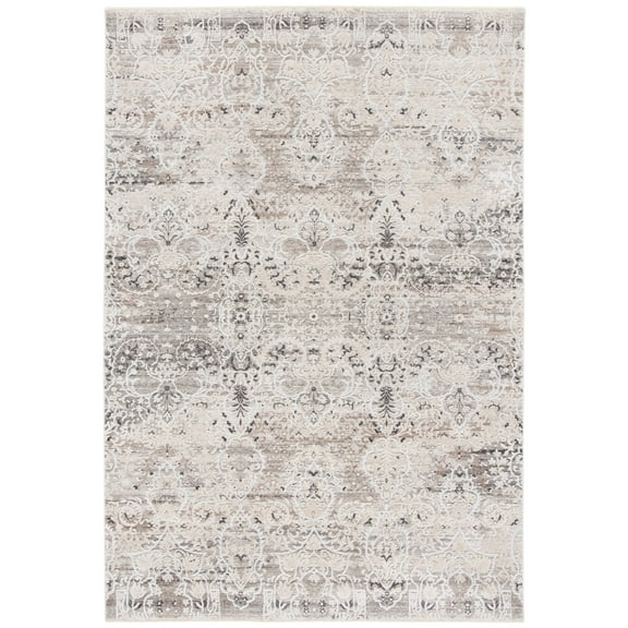 SAFAVIEH Mayflower Collection MAY222B Beige / Grey Rug