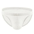 thumbnail image 2 of Miluxas Mens Thongs Panties Mesh G-String Underwear White 4(S), 2 of 4