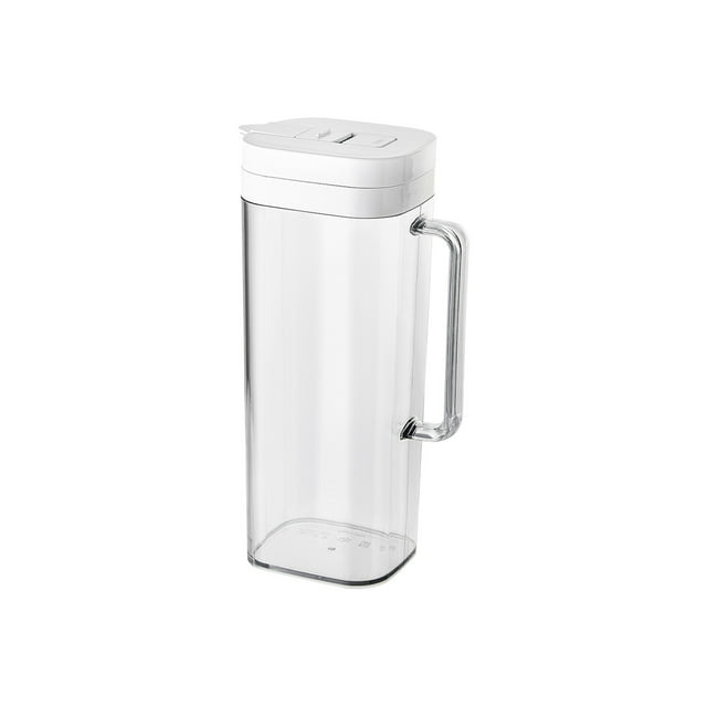 Vwrxbz Cold Water Kettle 2000ml AS Material Large Capacity Pitcher with Flip Top for Fruit Tea Leakproof
