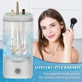 thumbnail image 4 of JUNWELL Electric Makeup Brush Cleaner Machine with Drying Function Efficient Make Up Brush Cleaner 6500RPM Brush Cleaner Make Up Effortless Cosmetic Brush Cleaner for Makeup Brushes, 4 of 10