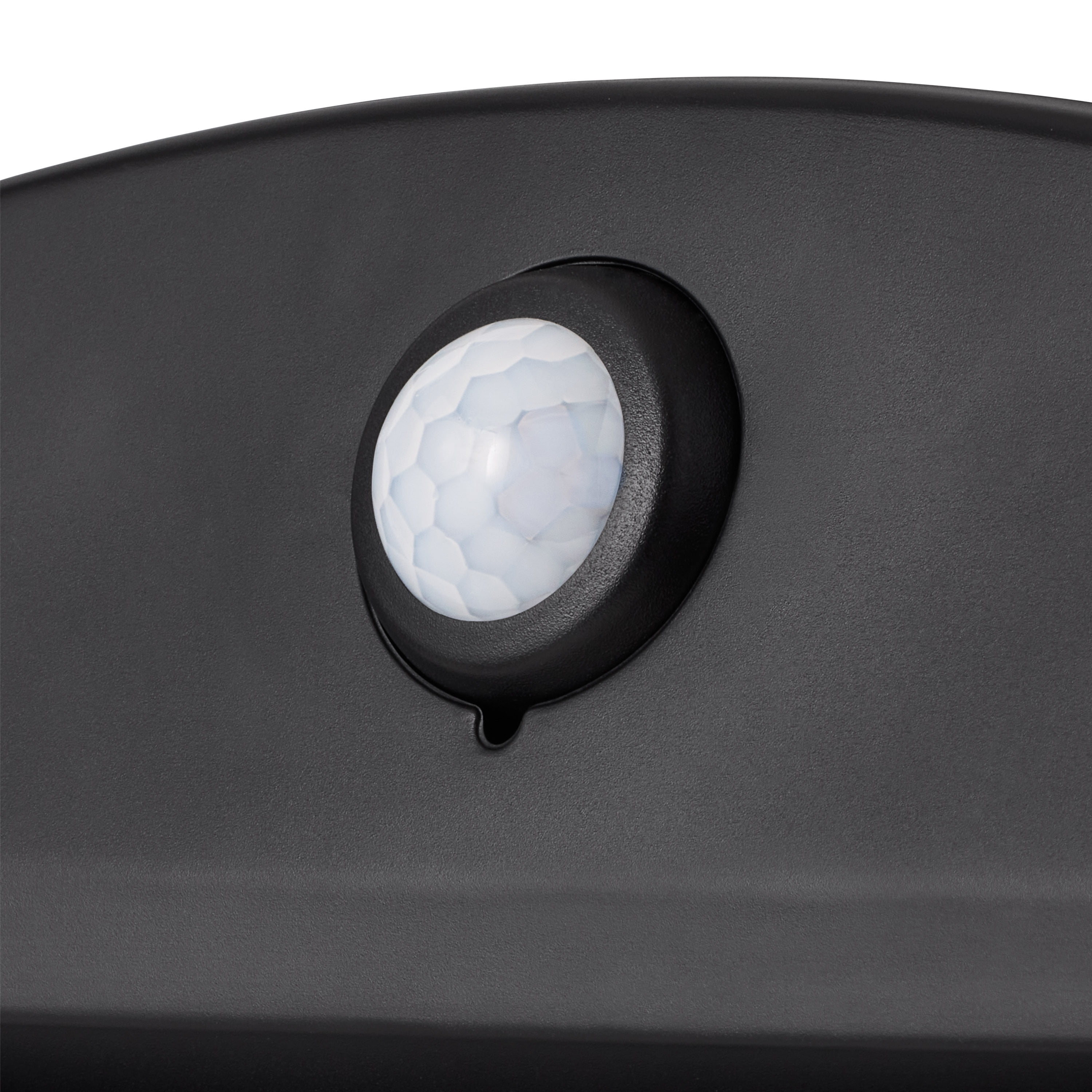 Hyper Tough Solar Motion Street and Area Light, Dusk to Dawn, Wall Mount, Black, 1,000 Lumens, 120 Degree