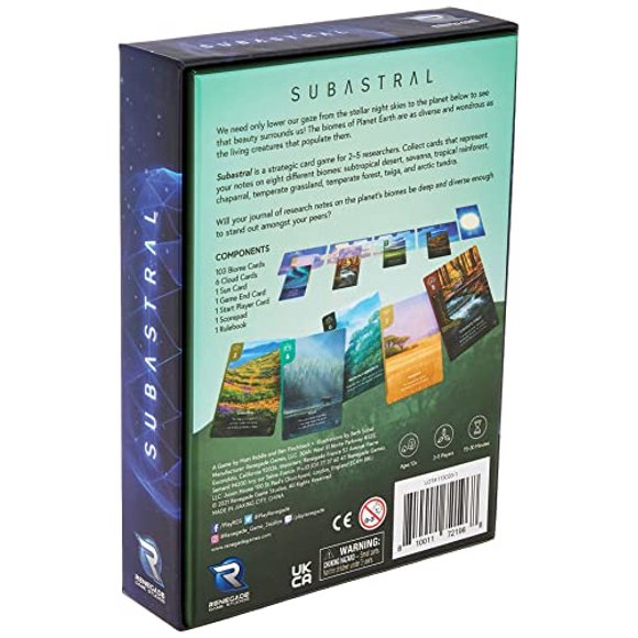 Renegade Game Studios Subastral, Multicolor Renegade Game Studios Renegade Game Studios