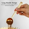thumbnail image 4 of 3Pcs 1Tbsp Coffee Measuring Scoop Spoons, Stainless Steel Coffee Scoop, Long Handle Tablespoon for Measuring Coffee, Milk Powder, Tea, Sugar, Grains, Flour and Protein (Gold), 4 of 7