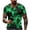 Green, variant on Funny Halloween Costume Short Sleeve Tops, Classic Ghost Bat Pumpkin V Neck Casual Street Fashion Mens Tees