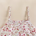 thumbnail image 5 of LAPAKIDS Baby Infant Girls Sleeveless Floral Tops Denim Shorts Outfits Set Summer Clothes 2-3 T, 5 of 7