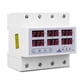 thumbnail image 3 of Relé de Voltaje TrifáSico de Carril Din 3P + N VoltíMetro AmperíMetro ReléS de Monitor de Sobre y Bajo Voltaje Protector 63A 230V con N, 3 of 5