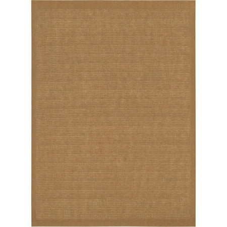 Garden Party Courtyard House Indoor/Outdoor Rug, Driftwood, 7'9" x 10'5"