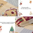 thumbnail image 5 of Jessy Home Christmas Quilt Set Queen/Full Size Rustic Holiday Bedding Set Snowman Cabin Lodge Quilt Lightweight Soft Microfiber Xmas Bedspread Coverlet Christmas Gift with 2 Pillowcases, 5 of 10