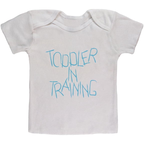 Toddler In Training Funny Baby T Shirt White 12 Month