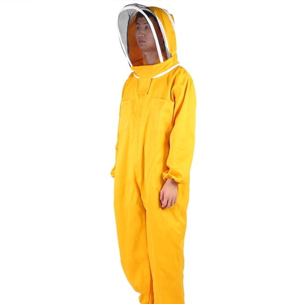Chaqueta De Apicultura Con Velo De Malla Transpirable, Protege De Picaduras, Diseño Conveniente De Una Pieza, Material Duradero Para Suministros De Apicultura, Movimiento Más