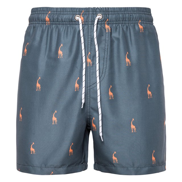 Pantalones cortos de playa impermeables de verano para hombre, pantalones cortos estampados de secado rápido de alta calidad para hombre, pantalones cortos deportivos para correr para hombre