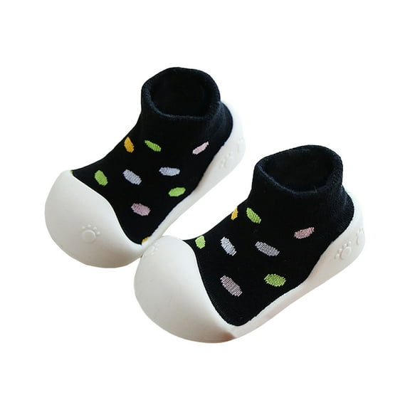 Mepaouo Baby Shoes Boys Girls First Walking Shoes Non Slip Soft Sole Sneakers Infant Slippers Beige