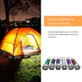 thumbnail image 4 of Sonducket Mini linterna LED para acampar al aire libre, senderismo, caminar, linterna de mano de bolsillo portátil con llavero, linterna de aleación de Escalada Púrpura Sonducket OD000348-02, 4 of 6