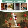 thumbnail image 4 of Rdhnmea Electric Santa Claus Climbing Ladder Lovely Climbing Santa Doll Toy Christmas Tree Decorations Santa Claus Figures for Party Home Xmas Door, 4 of 5