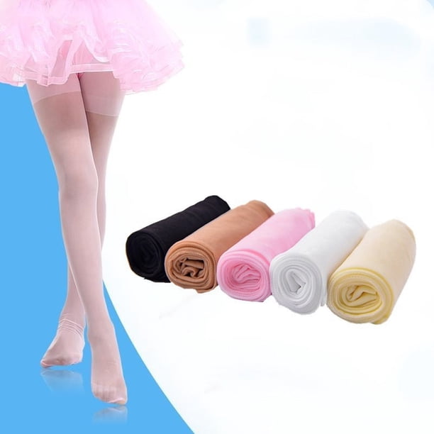 Tights For Girls Solid Thin Silk Pantyhose Spring Summer Kids Candy Color Dance Stocking Child Girls Tights With Cats3M 80 to100cm He Qiyong unisex