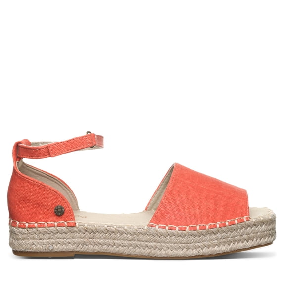 BEARPAW Women's Affogato Coral Size 11 | Women's Sandal | Women's Shoe | Comfortable & Lightweight