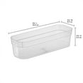 thumbnail image 3 of Sterilite Narrow Storage Trays for Desktop and Drawer Organizing (24 Pack), 3 of 10