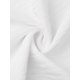 thumbnail image 5 of INSPIRAR CHIC Blusa Tunic Sólida de Cuello en V de Manga 3/4 para Mujeres, Hallow Out, L Blanca, 5 of 6