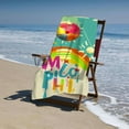thumbnail image 4 of PHYHOO Cute Summer Holidays Printed Microfiber Sand Free Pool Towel Lightweight Oversized Quick Dry Absorbent Compact Travel Must Have for The Swimming Summer Cruise Ship Essentials 30x60in, 4 of 8
