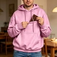 thumbnail image 5 of Snack Hoodie with Pouch Long Sleeve Pet Pouch Hoodie Unisex Pullover Sweatshirt Puppy Kitten Holder Carrier Hoodies, 5 of 9
