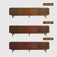 thumbnail image 5 of siu want Mid Century Modern TV Stand for 75 inch TV, 78.7" Walnut TV Console with 2 Storage Cabinet & 2 Drawers, Entertainment Center, Media Console for Living Room/Bedroom, 5 of 11