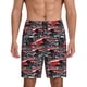 thumbnail image 1 of Fotbe Red And Blue Cars Pantalones Cortos de Pijama para Hombre, Ropa de Dormir, Pantalones de Pijama Cortos para Hombre-X-Large, 1 of 6