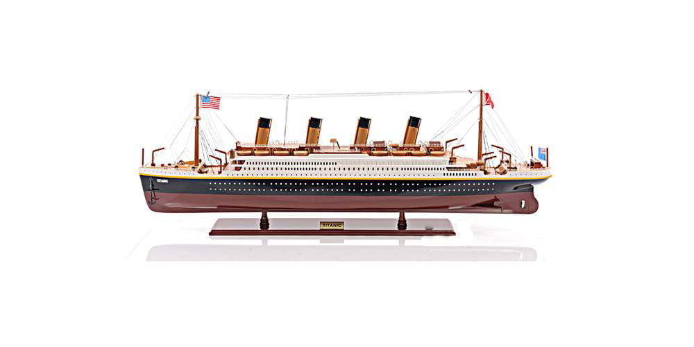 With Lights NEW PREMIUM RMS TITANIC Handcrafted Model Boat Cruise Ship 80cm 