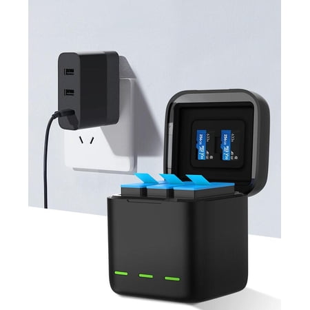 Compact Type-C Charging Case for GoPro Hero 9 Durable Plastic Housing Small Size for Travel
