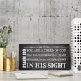 thumbnail image 3 of Psalm 139-You Are A Child Of God Inspirational Quote Wood Decor Sign, Bible Verses Decor Door Hanger Wooden Sign For House Party Farmhouse Outdoor Indoor Decorative 12X6 In, 3 of 6