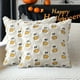 thumbnail image 5 of Funda de almohada de fantasma de Halloween | Funda de cojín decorativa para sofá y cama | Funda de almohada cuadrada de 45x45 cm con cremallera oculta, 5 of 6