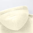 thumbnail image 5 of Oversized Sweatshirt For Men Full Zip Up Winter Cotton Solid Color Hoodies Heavyweight Hooded Jacket With Pocket, 5 of 8