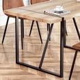 thumbnail image 5 of NYEESS 55 inch Modern Rectangular Dining Table, Wood MDF Top with Metal Legs for Kitchen and Dining Room, 5 of 11