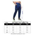 thumbnail image 5 of Mens Cargo Sweatpants Elastic Waist Drawstring Casual Lounge Running Athletic Joggers Pants Pockets, 5 of 5