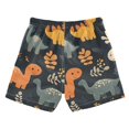 thumbnail image 7 of FORMRS Boys Swim Trunks Quick Dry Mesh Liner Boardshorts Sizes XS-XL, Cartoon Dinosaur, 7 of 7
