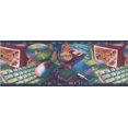 thumbnail image 2 of Vintage Keyboard CDs Electronics Computers Kids Teens Wallpaper Border Modern Design, Roll 15' x 8.5'', 2 of 3
