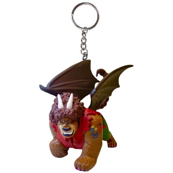 Onward Manticore Lion Bat Scorpion Key Ring Keychain Ornament Figure 5" Charm