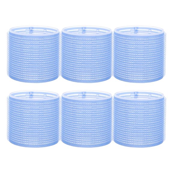 ,6Pcs Bangs Roll, ,Hairstyle Tools salon Curly Random Color DIY , Dia 6.4cm