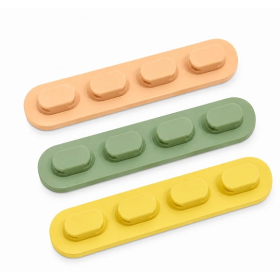 3 Pack Self Adhesive Silicone Cable Organizer Clips, Cord Management Holders for Desk, Home, Office and Car, TIKA