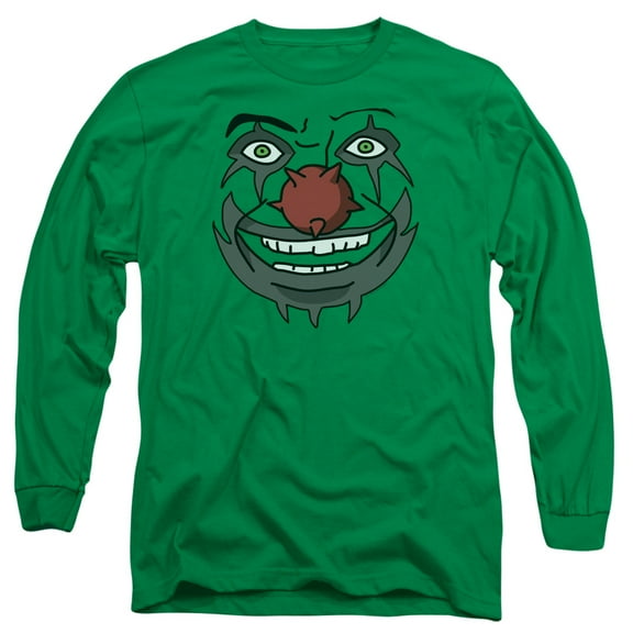 Metalocalypse Doctor Rockso Long Sleeve Adult 18/1 T-Shirt Kelly Green