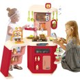 thumbnail image 2 of YexmasPlay Kitchen Set for Kids, 34.64 Inch Pretend Food Kitchen Toys for Toddlers, Kitchen Playset with Sound, Light, Spray Simulation, Kitchen Accessories Gift for Girls Boys Age 2 3 4 5 6 7, Pink, 2 of 10
