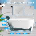 thumbnail image 3 of Almohada de baño Poemland Luxury, gruesa y de cuerpo entero para bañera, 3 of 8