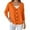 A-Orange1, variant on Yuanlong Womens Cardigans Plain Button Up Three-Quarter Sleeve V-Neck Knit Cardigan Spring Fall Casual Outwear Sweaters