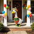 thumbnail image 5 of AZXY Porch Goose Outfit, 23" Porch Goose Clothes for Lawn Yard & Patio Decoration,Goose Clothes for Porch Goose Figurine, Duck Clothes, Goose Costume Dress for Cement & Plastic Porch Goose Statue, 5 of 8