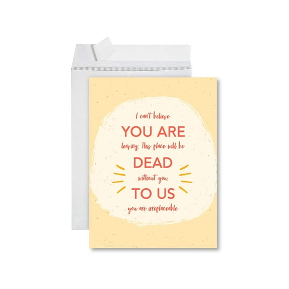 Koyal Wholesale Jumbo Goodbye Divorce Greeting Card