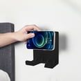thumbnail image 3 of CSChome Phone Holder Compact Self-Adhesive Sturdy Mobile Phone Holder Wall-mounted Shelf for Home Bathroom, 3 of 7