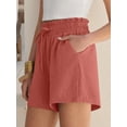 thumbnail image 5 of ANRABESS Shorts for Women Summer Casual High Waisted Wide Leg Drawstring Lounge Shorts Comfy 2026 Beach Vacation Clothes Large, 5 of 11