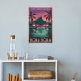 thumbnail image 4 of Inspirational Bora Bora Poster Retro Motivational Vintage Travel Wall Art for Bedroom Library Office Yoga Studio Print Poster, 4 of 8