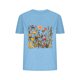 thumbnail image 2 of Fiudx Ofertas de La Semana Blusas con Estampado de Flores para Mujer Top de Manga Corta con Cuello Redondo, 2 of 4
